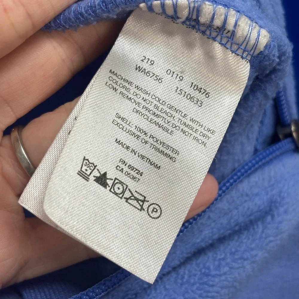 Columbia Soft Blue Kids' 4T Fleece Jacket in EUC